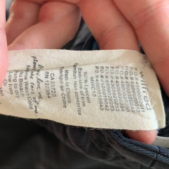 Aritzia Wilfred Casbah Paperbag Pants Black Zipper - Picture 7 of 8